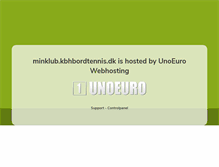 Tablet Screenshot of minklub.kbhbordtennis.dk